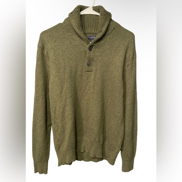 J.Crew sweater for boys size:M color:green - Picture 1 of 6